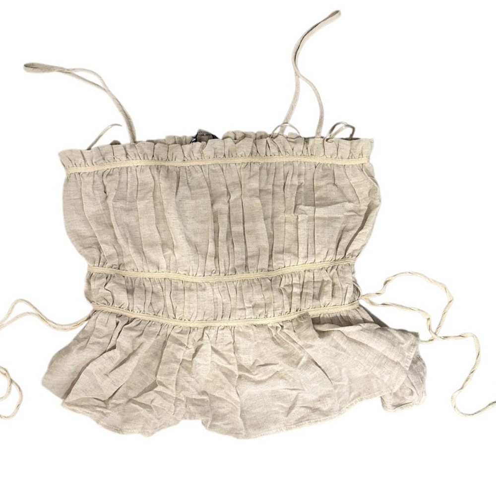 Zara ruffled top